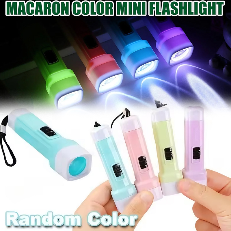 Outdoor Adventure Activities For Kids - 5-100 個の屋外子供用 LED 懐中電灯ミニポータブルプラスチックライト、ストラップ付き、キャンプ、ハイキング、冒険活動用