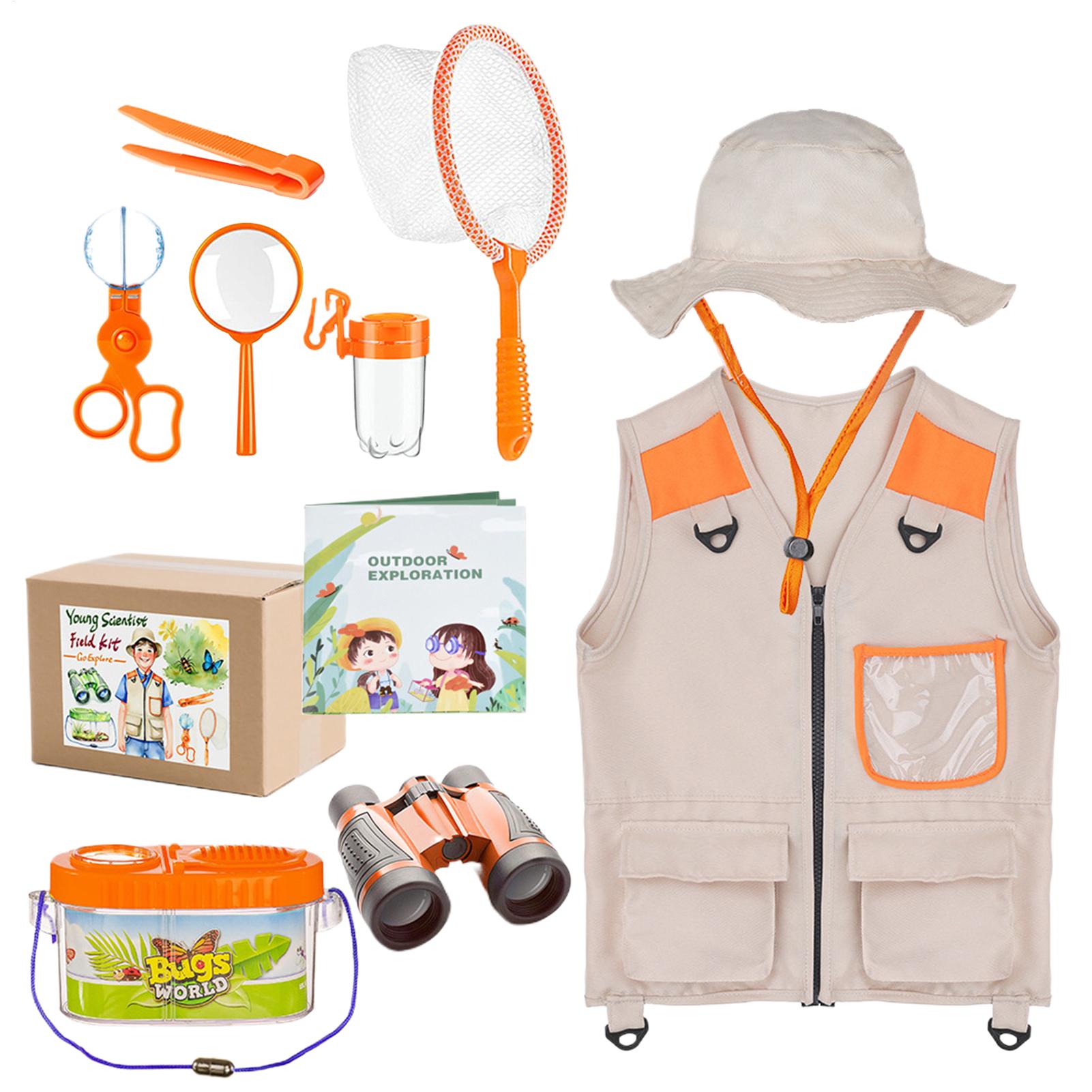 Outdoor Adventure Activities For Kids - 子供用アドベンチャーキット 帽子付き 軽量 通気性 教育玩具 子供用自然体験