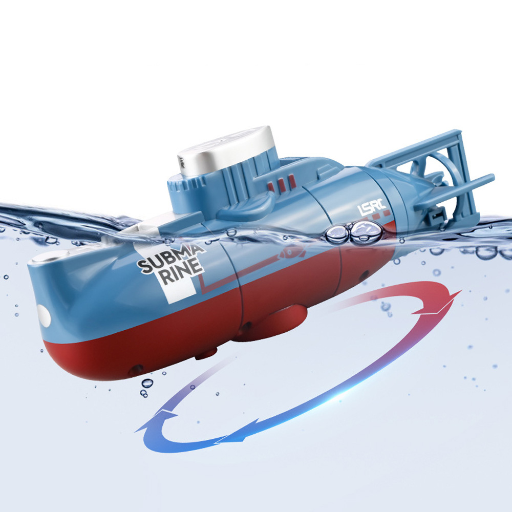 Outdoor Adventure With Kids - シミュレーションミニRC潜水艦 速度0.1m/s リモコンボート 防水ホバーダイビングボート アウトドアキッズアドベンチャートイギフト