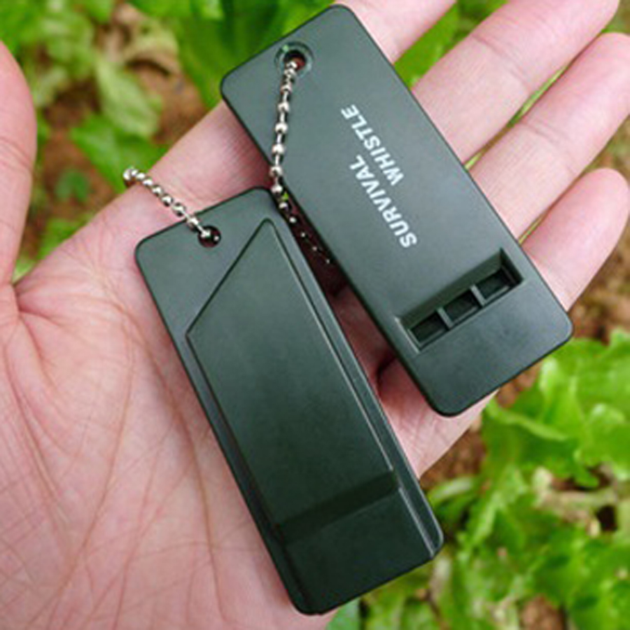 Adventure Outdoor Equipment - EDC ツールアウトドアキャンプ用品マルチサバイバルホイッスル軍事ハイキング冒険救助緊急信号キーホルダーホイッスル FW020