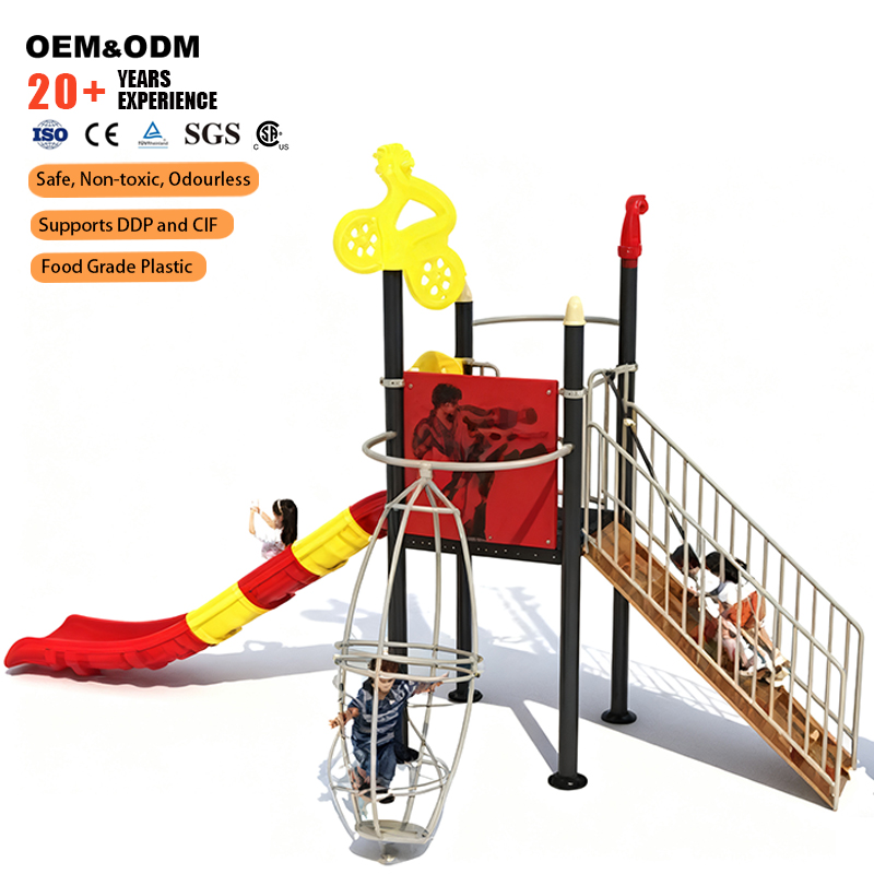 Outdoor Adventure Activities For Kids - 2026年エコフレンドリーなプラスチックと金属構造の屋外遊び場アクティビティアドベンチャーセンター（公園・幼稚園向け、10～20人の子供用）