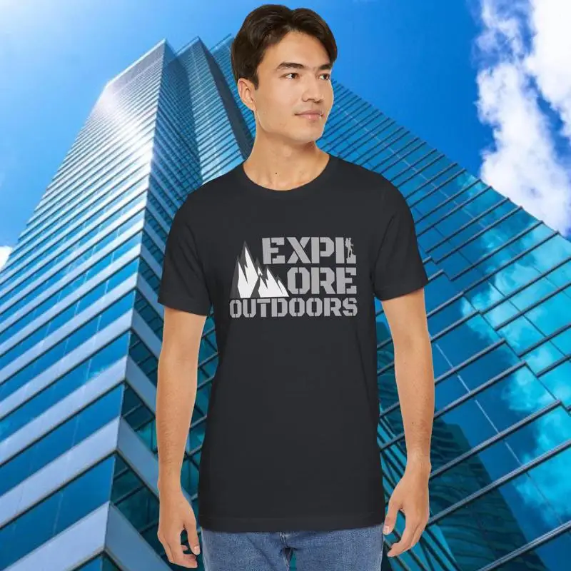 アウトドア探求旅行名言Tシャツ マウンテンアドベンチャー ハ - Outdoor Adventure Quotes Short のレビューと価格