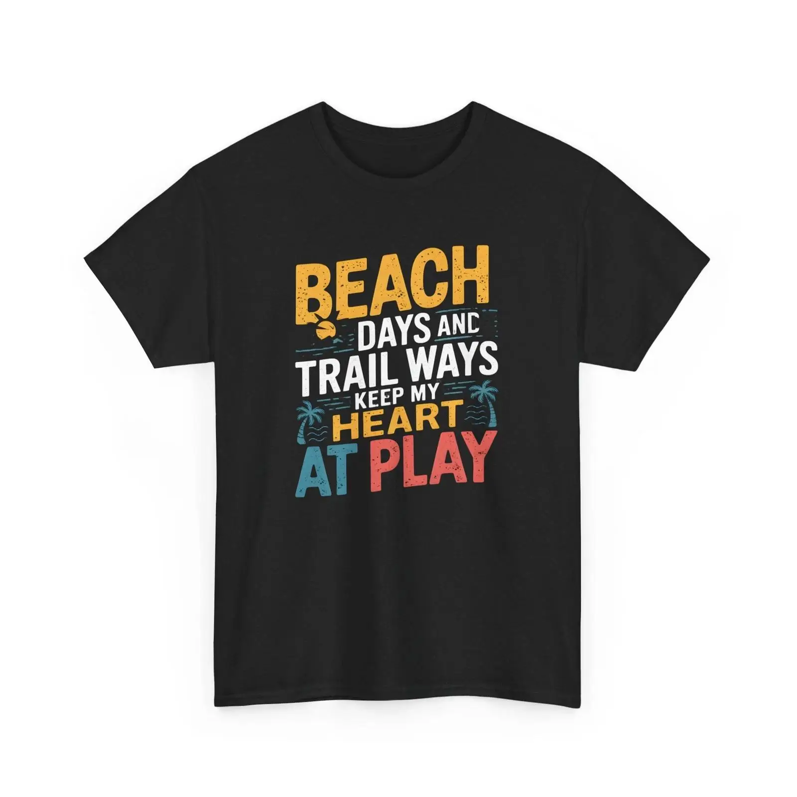 ビーチデイズ トレイルウェイズ Tシャツ アウトドア ハイキ - Outdoor Adventure Quotes Short のレビューと価格