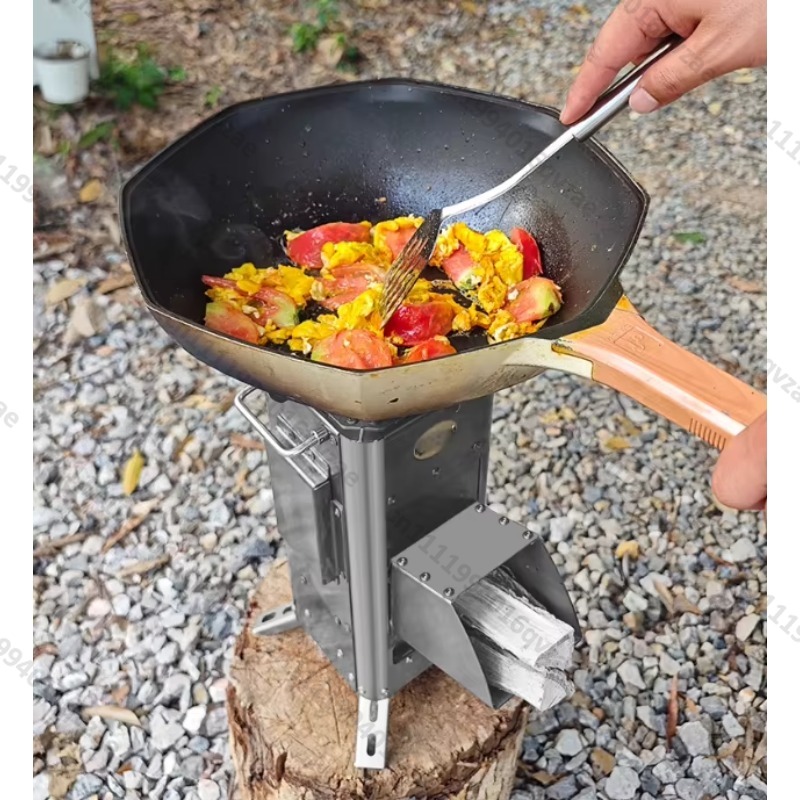 ポータブルステンレス鋼ロケット無煙ストーブ、アウトドアアドベ - Adventure Outdoor Equipment のレビューと価格