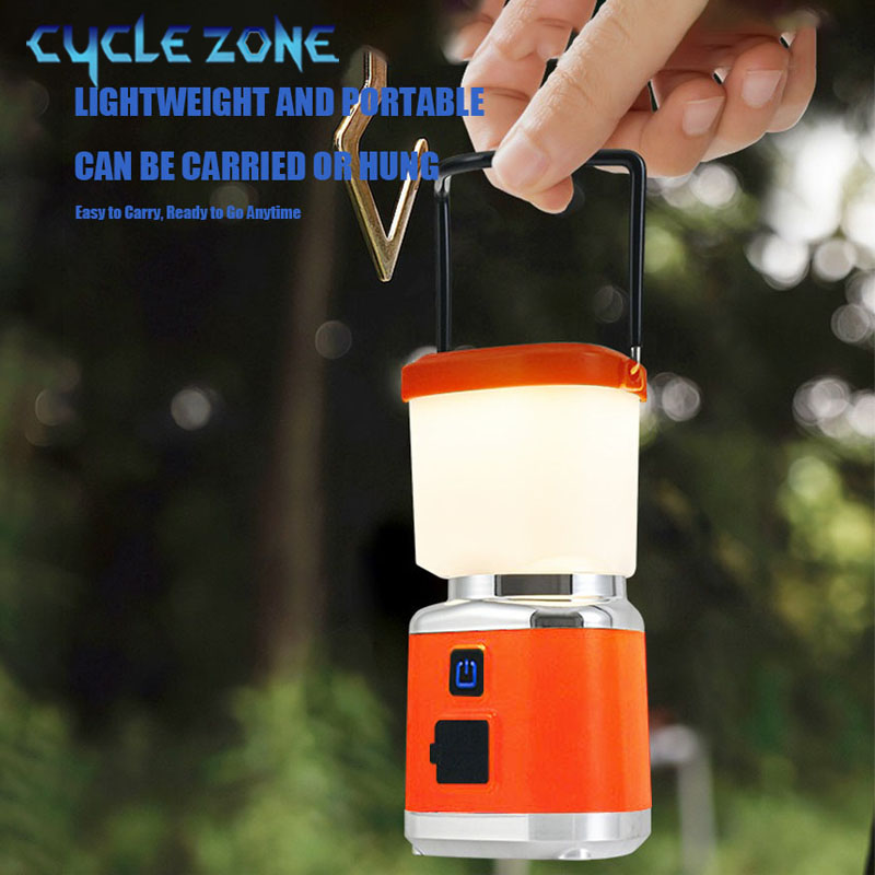 ポータブルキャンプライト TYPE-C 充電式調光可能吊り下 - Outdoor Adventure Inc のレビューと価格