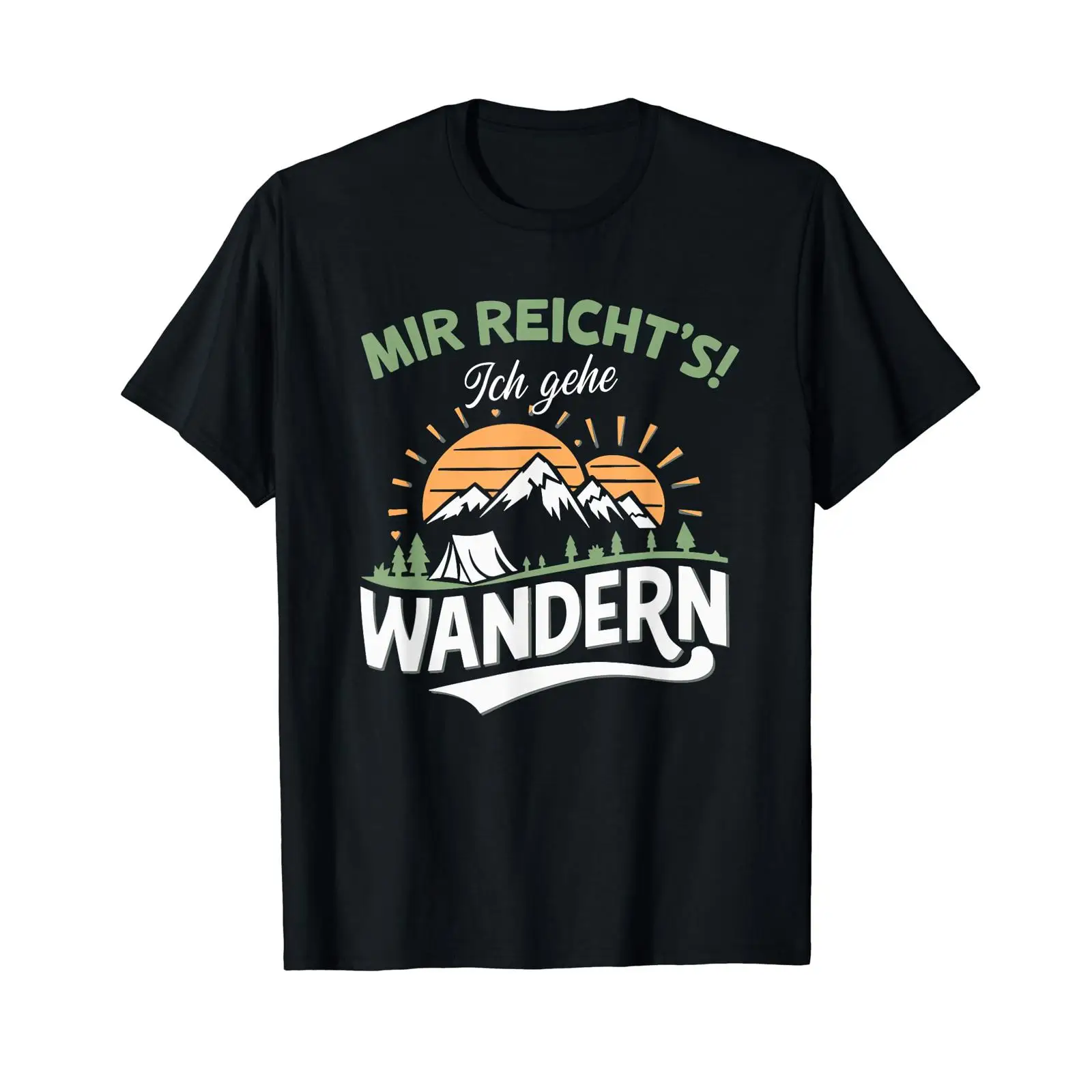 スポンサー広告 T シャツ (ドイツ語のテキスト入り) 「M - Outdoor Adventure Quotes Short のレビューと価格