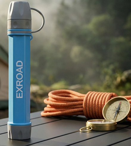 冒険キャンプ用直飲み浄水器 緊急装備 フィルター 越境携帯用 - Adventure Outdoor Equipment のレビューと価格