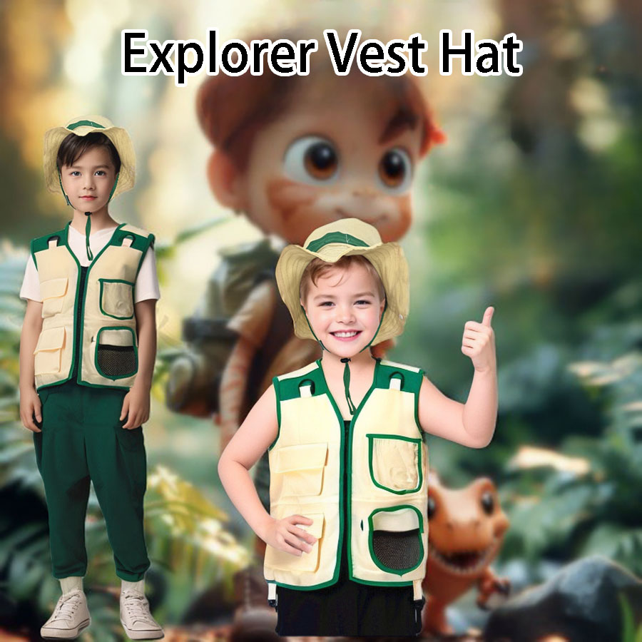 キャンプ用の防虫ベストと帽子,アウトドアアドベンチャー用の服 - Outdoor Adventure Activities For Kids のレビューと価格