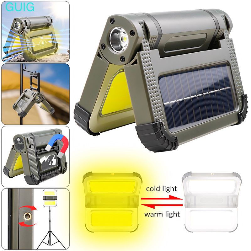 180COB LED 磁気ワークライト ソーラー Type- - Outdoor Adventure Inc のレビューと価格