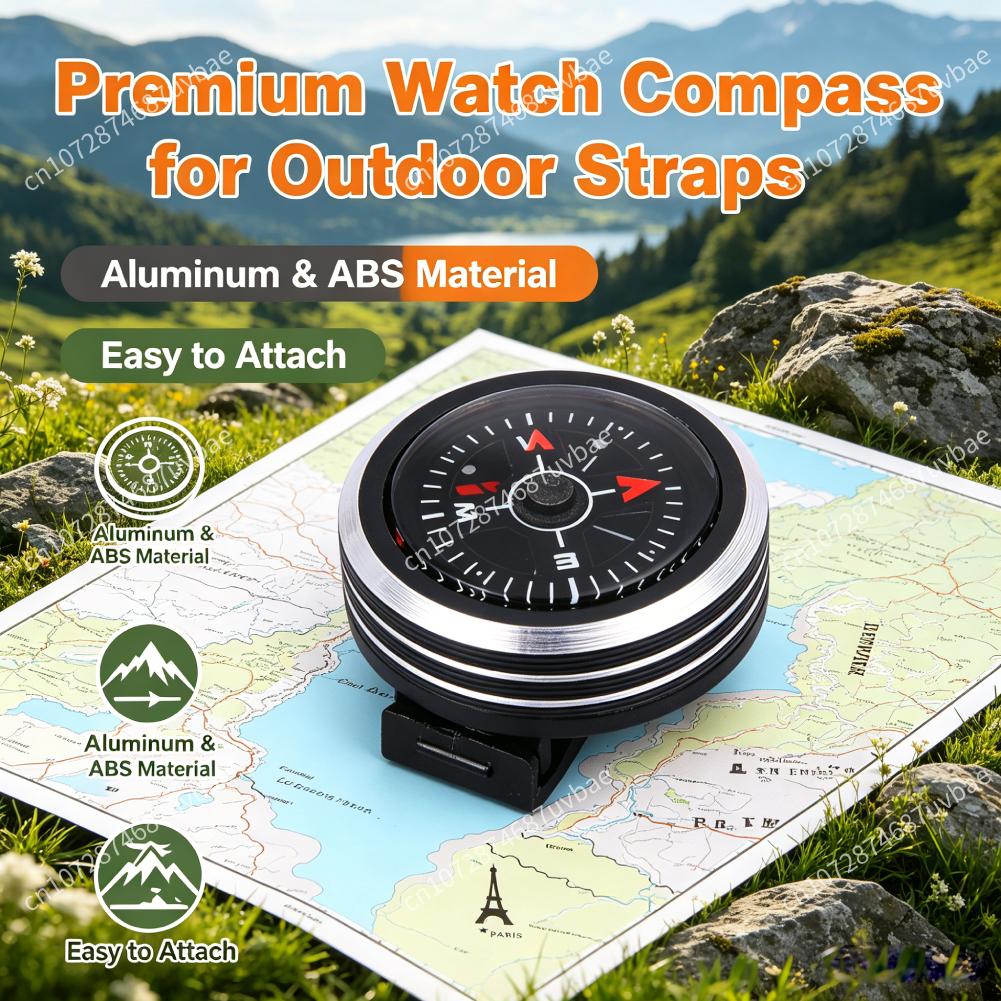 高級取り外し可能な時計バンドコンパス、アウトドアアドベンチャ - Outdoor Adventure Guide のレビューと価格