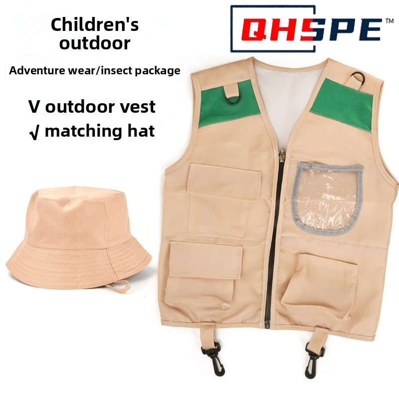 キッズエクスプローラーベスト＆ハットコスチュームサファリカー - Outdoor Adventure Activities For Kids のレビューと価格